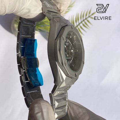 Hublot Diamond Cut Skeleton Watch for Men